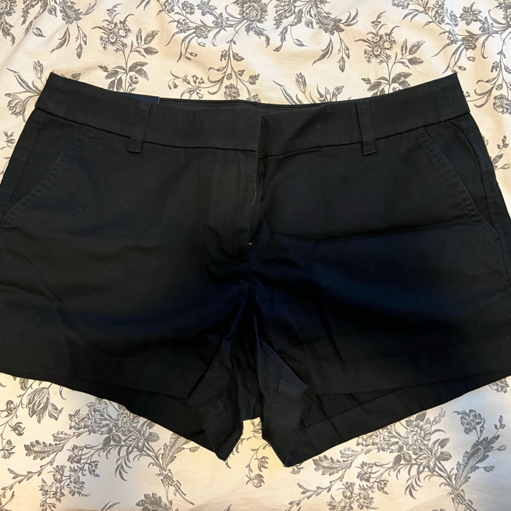 NWT J Crew Classic chino short- black